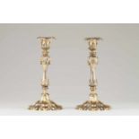 A pair of candlesticks