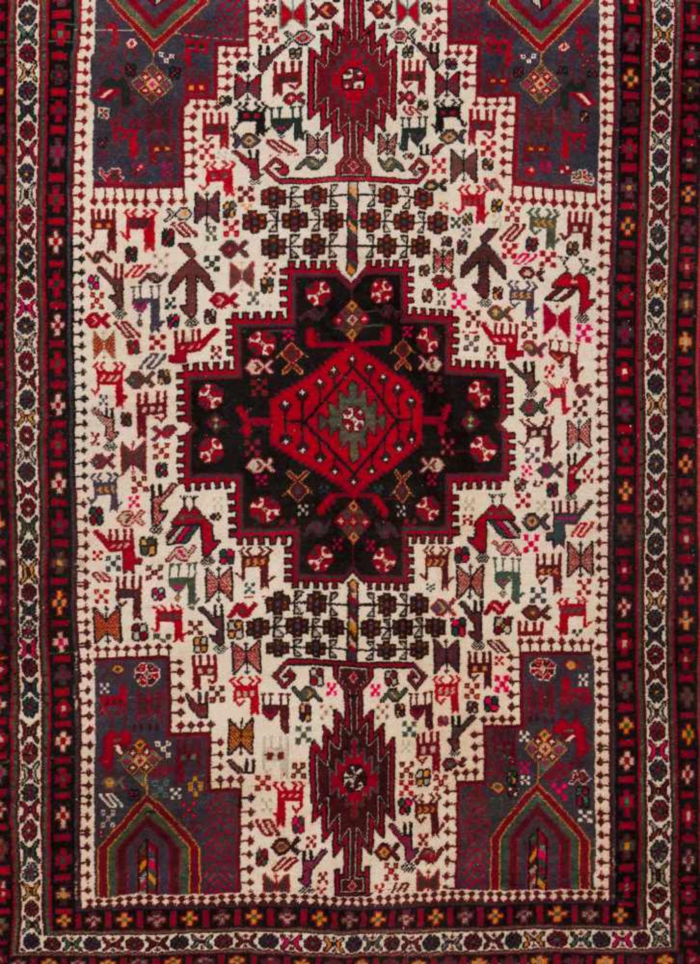 An Afshar Sirjan Rug, Iran