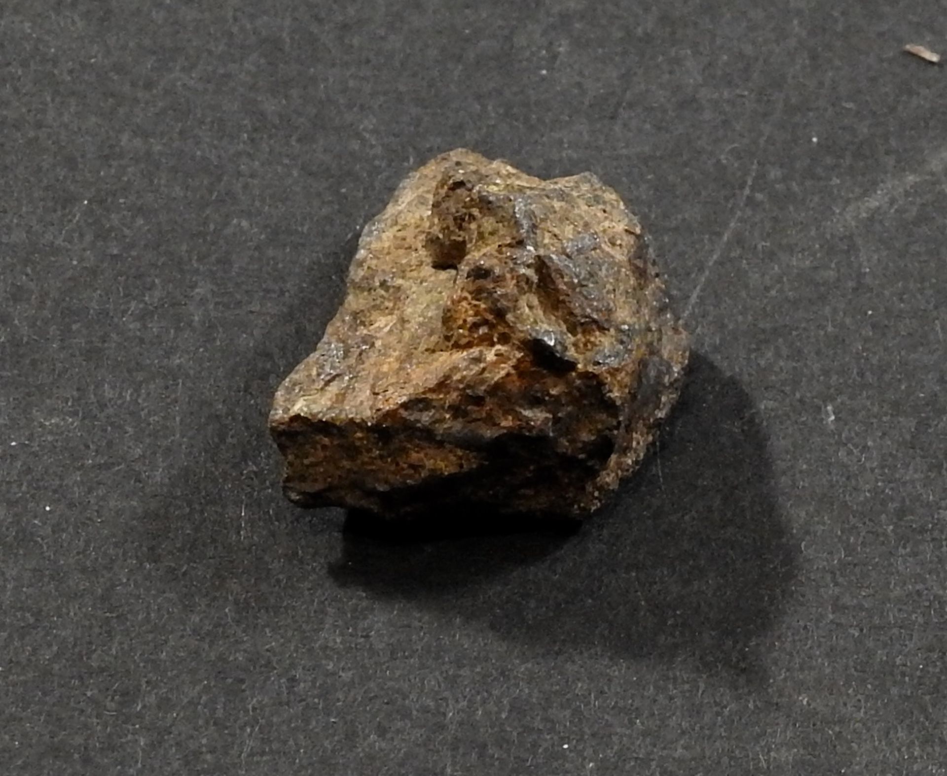 Météorite pallasite contenant des fragments infimes d’olivine. NWA7920. - L [...]