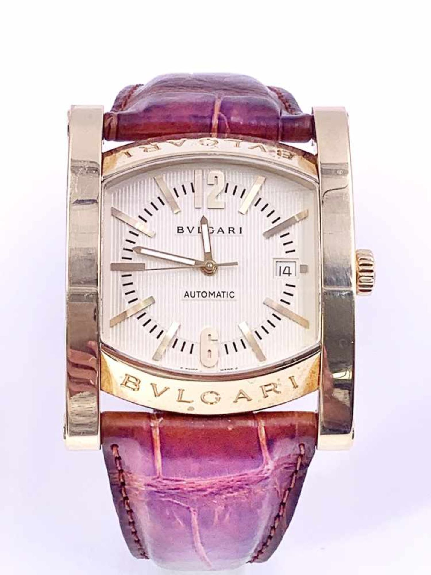 BULGARI Assioma Herrenarmbanduhr, Nr. AA 48 G, L0200, 750/000, Automatik; Gehäusemaße ca.: 38 mm x - Image 2 of 14