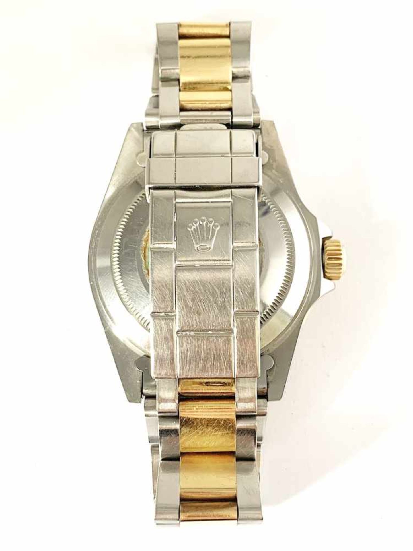 ROLEX Submariner Herrenarmbanduhr, Nr. 16613, Stahl / Gold, Papiere von 12/1999; Ø ca. 40 mm. - Bild 7 aus 13