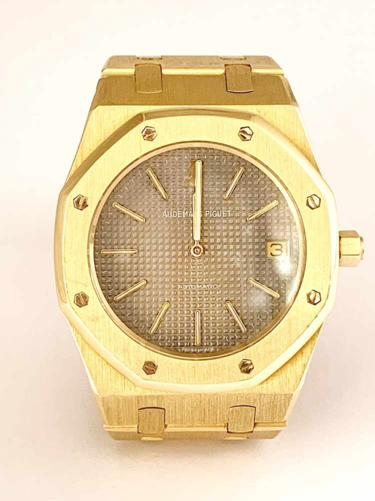 AUDEMARS PIGUET Royal Oak JUBILEE Herrenarmbanduhr 750 GG / 000, D-12147, Ref.-Nr. BA 14802/0 0944 - Image 11 of 11