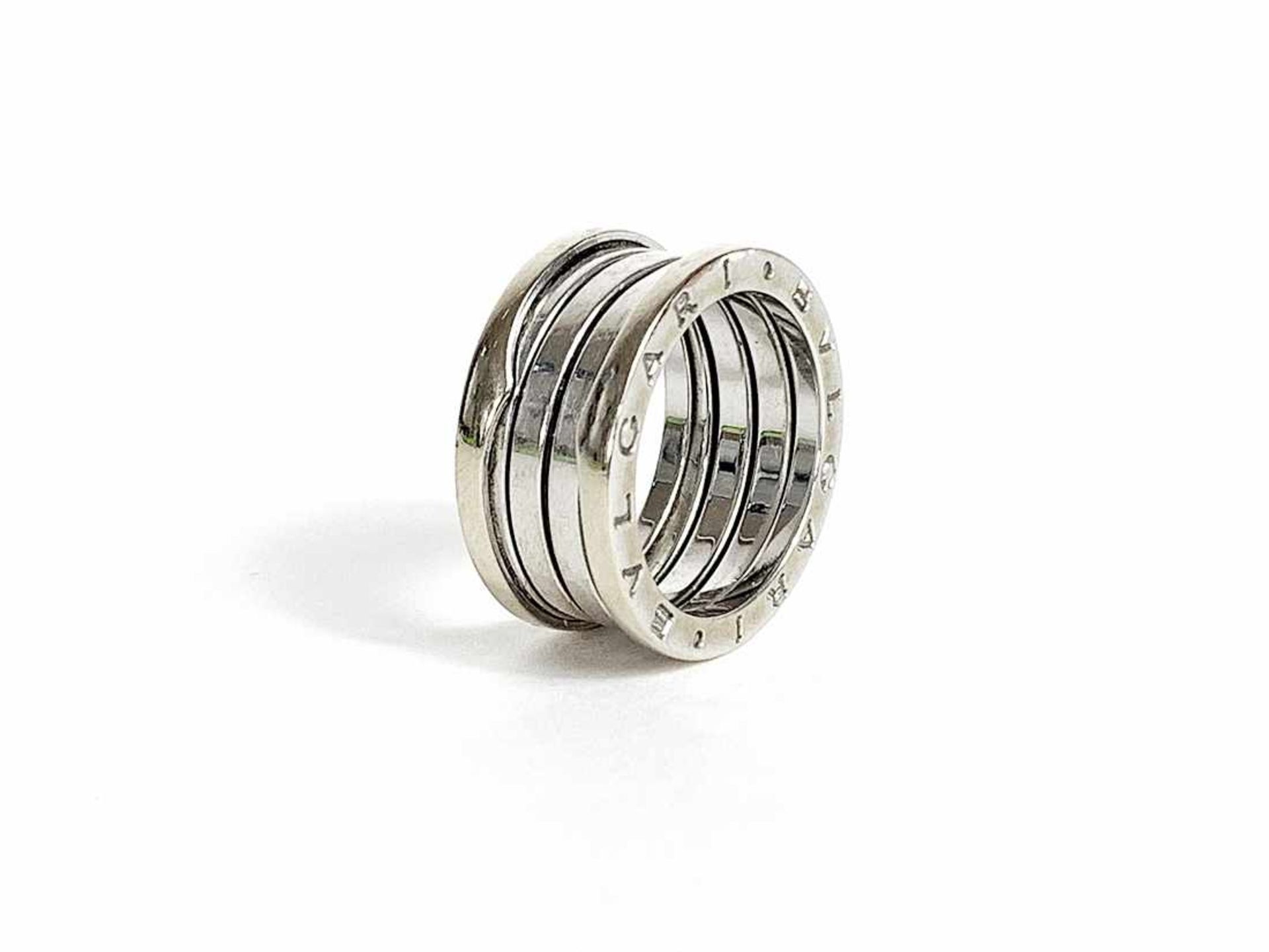 BULGARI B.zero 1 Ring 750 WG / 11,6 g, RG: 56, müsste neu rhodiniert werden, - Bild 2 aus 5