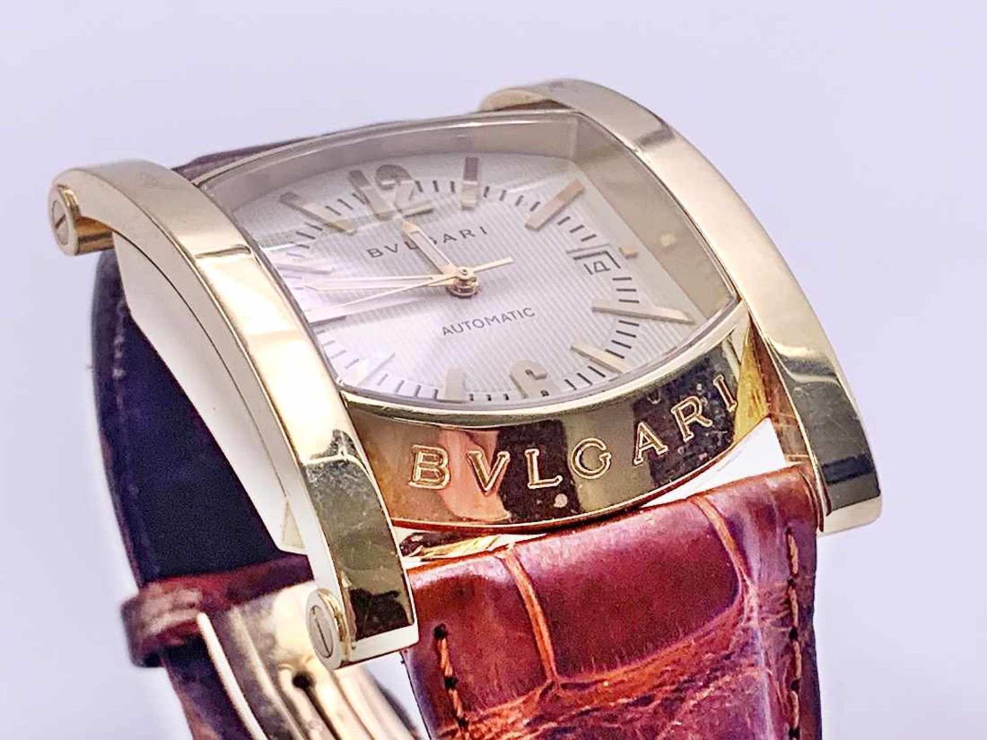 BULGARI Assioma Herrenarmbanduhr, Nr. AA 48 G, L0200, 750/000, Automatik; Gehäusemaße ca.: 38 mm x - Bild 4 aus 14