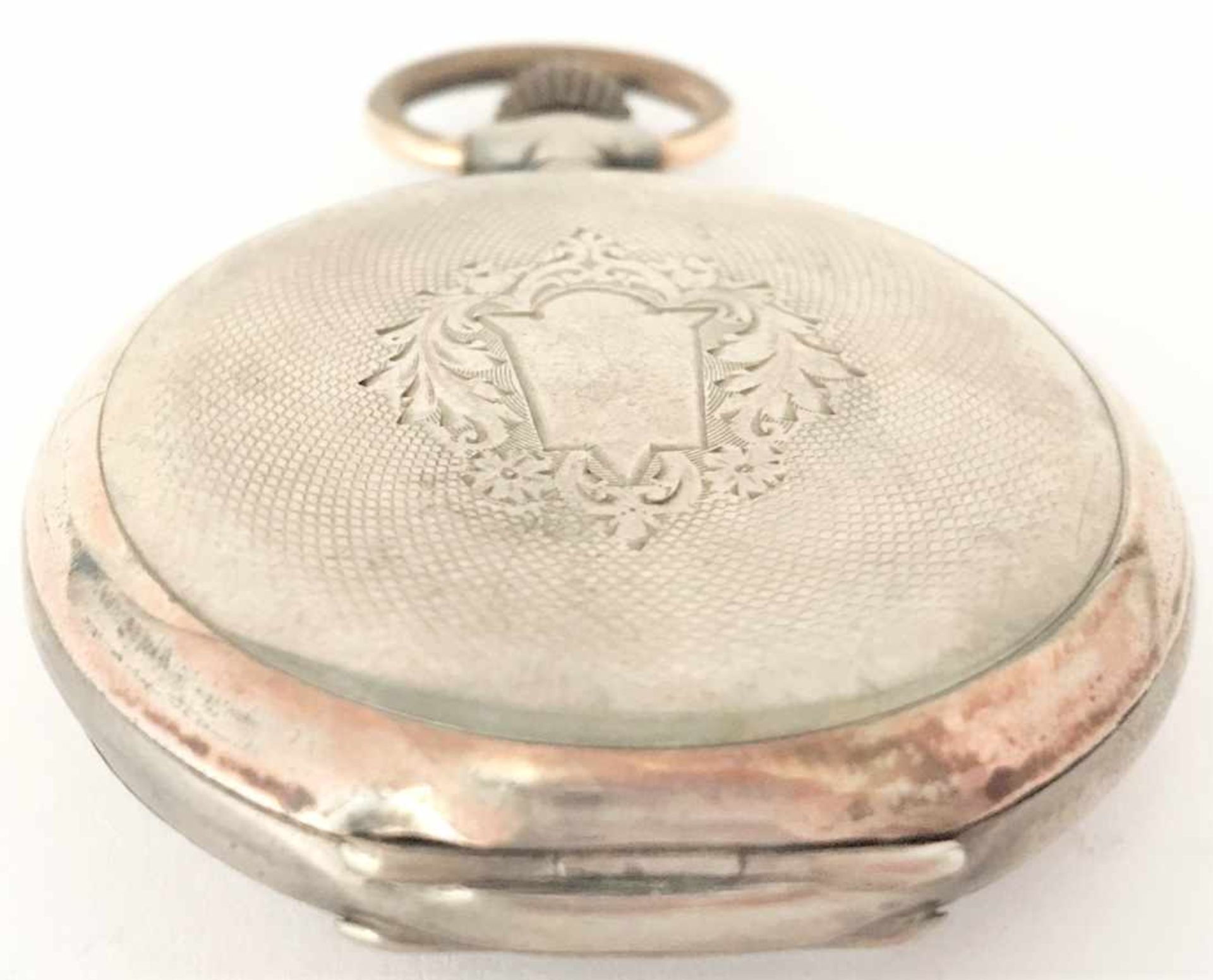 Taschenuhr 800er Silber; Gewicht: 89,5 g brutto, Ø ca. 5,0 cm; Gebrauchsspuren. Ohne Gewähr für - Image 21 of 26