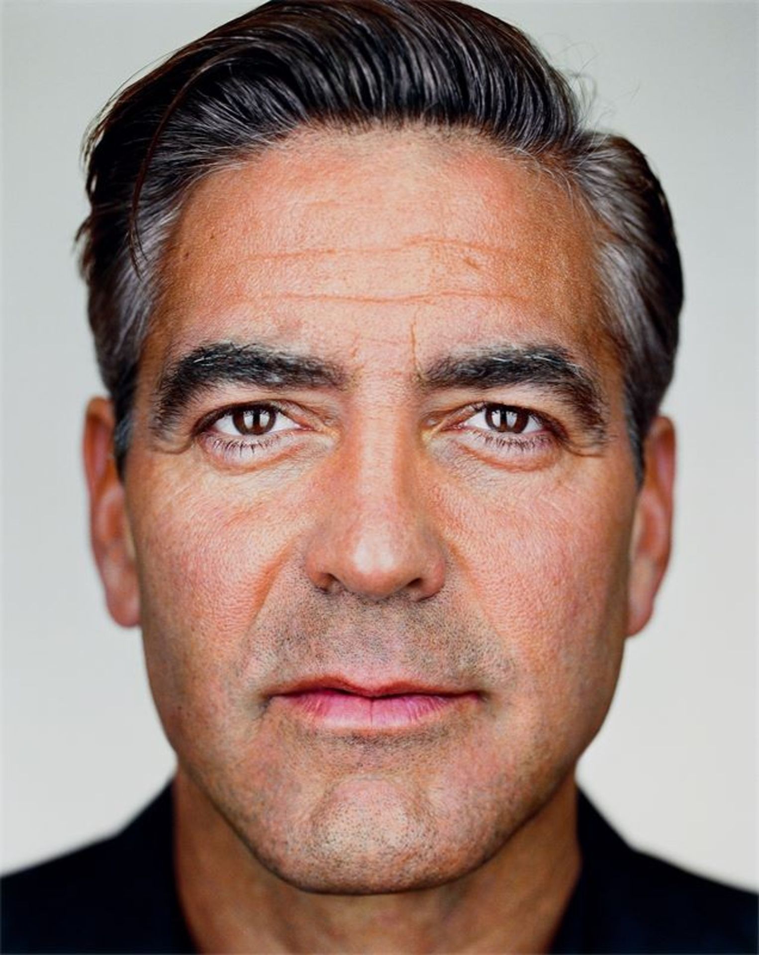 Martin Schoeller (München 1968 – lebt in New York)George Clooney. 2007Digitaler C-Print, 2008.