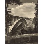 Karl Hugo Schmölz (Grafertshofen 1917 – 1986 Lahnstein)Teufelstalbrücke der Reichsautobahn bei