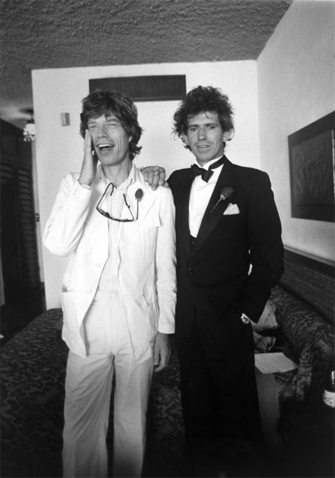 Ken Regan (1940 – New York – 2012)Mick Jagger and Keith Richards at Richards' Wedding.