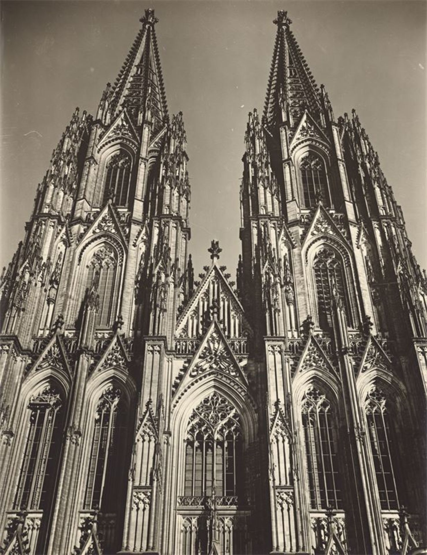 Karl Hugo Schmölz (Grafertshofen 1917 – 1986 Lahnstein)Kölner Dom. Die drei Obergeschosse der