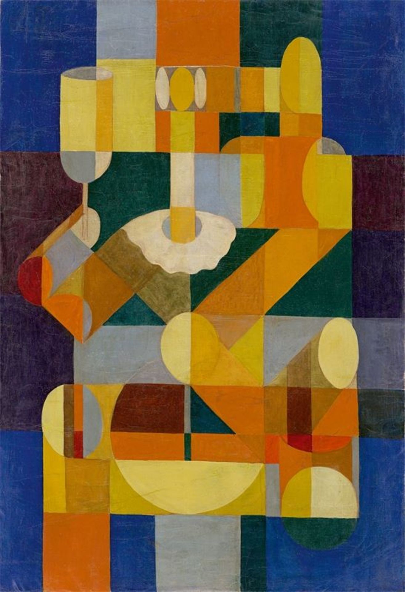 Ludwig Hirschfeld-Mack (Frankfurt am Main 1893 – 1965 Sydney)Ohne Titel (Figur in geometrischen