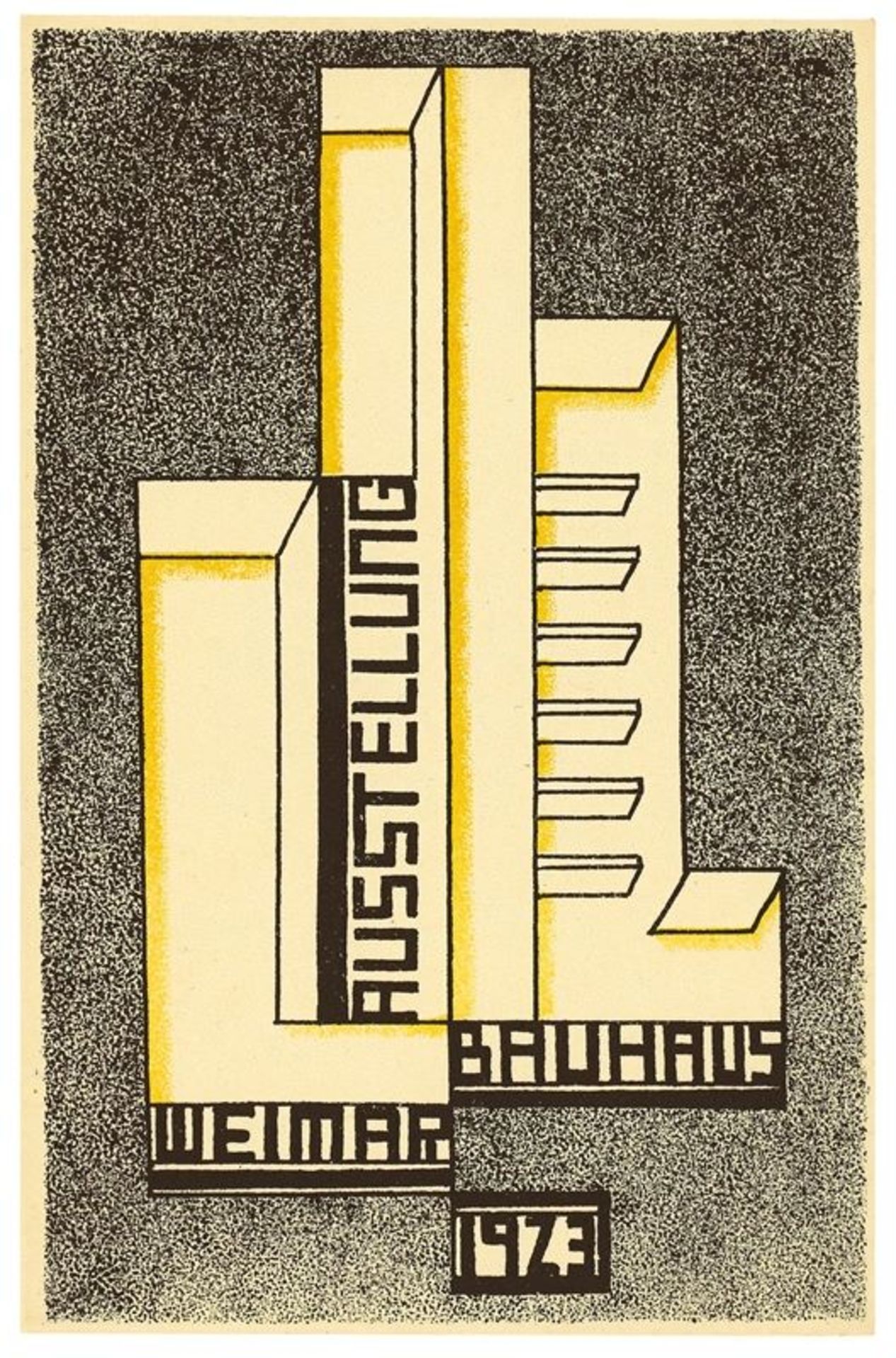 Farkas Ferenc Molnár (Pécs 1897 – 1945 Budapest)„Bauhaus Ausstellung Weimar 1923“.