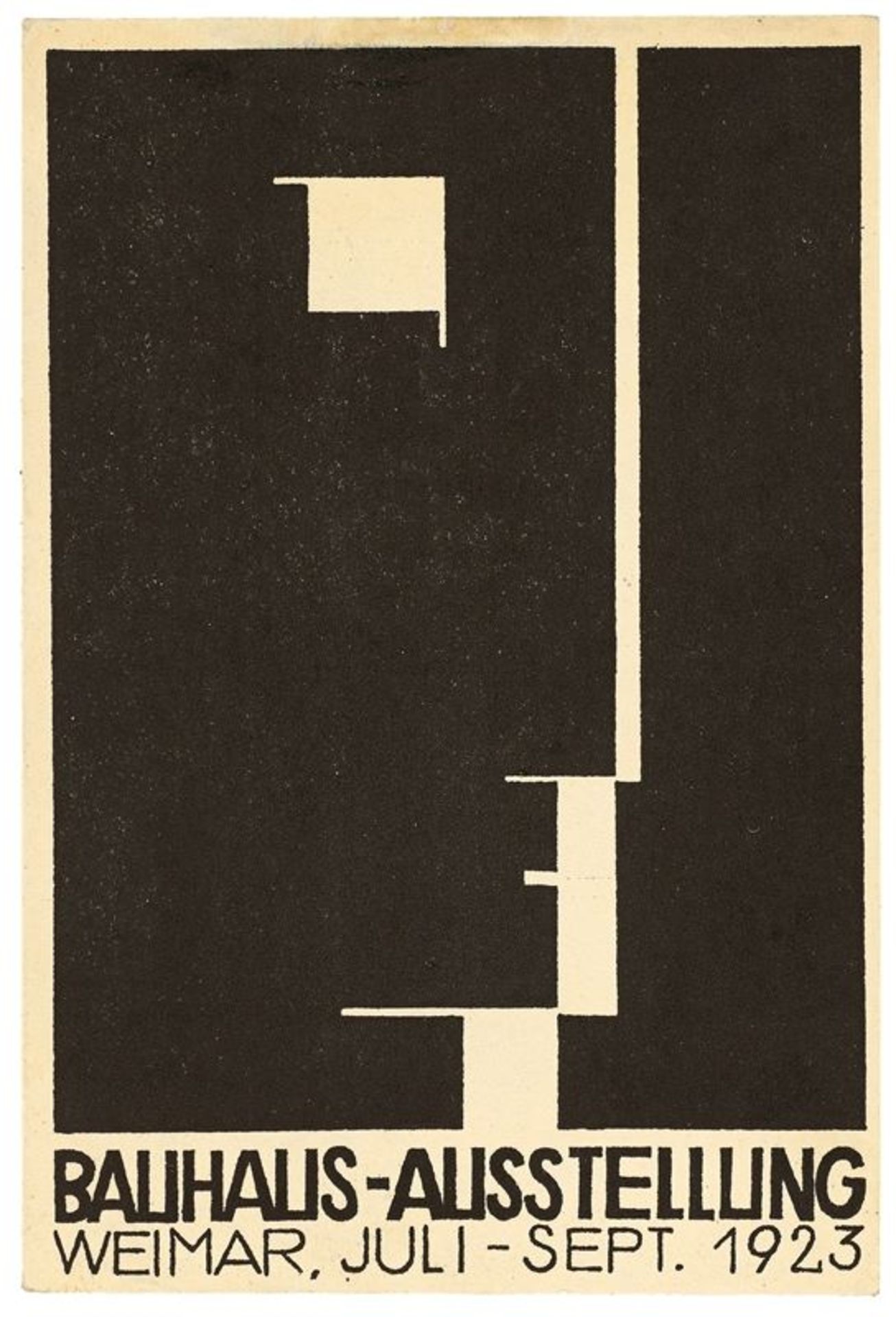 Herbert Bayer (Haag am Hausruck 1900 – 1985 Montecito, Kalifornien)„Bauhaus-Ausstellung Weimar