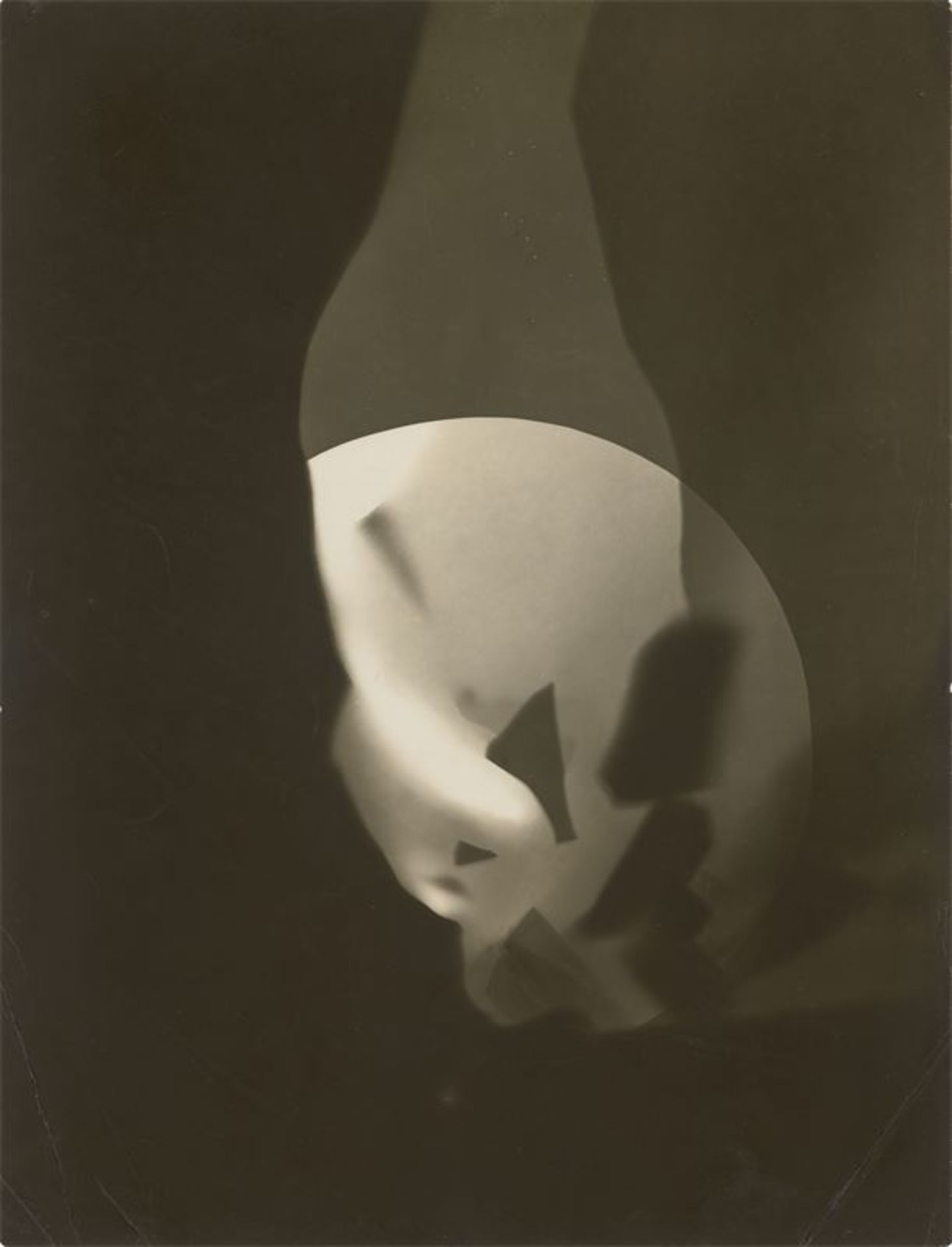 László Moholy-Nagy (Bácsborsód 1895 – 1946 Chicago)Ohne Titel. 1925/26Vintage. Fotogramm auf