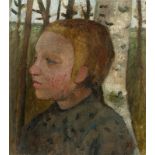 Paula Modersohn-Becker (Dresden 1876 – 1907 Worpswede)„Brustbild eines Mädchens nach links vor