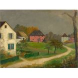 Karl Hofer (Karlsruhe 1878 – 1955 Berlin)„Herbsttag“. 1940Öl auf Leinwand. Doubliert. 56,3 × 74,3 cm