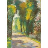 Lesser Ury (Birnbaum/Posen 1861 – 1931 Berlin)„Sonniger Parkweg (Hauptallee im Park Sanssouci,