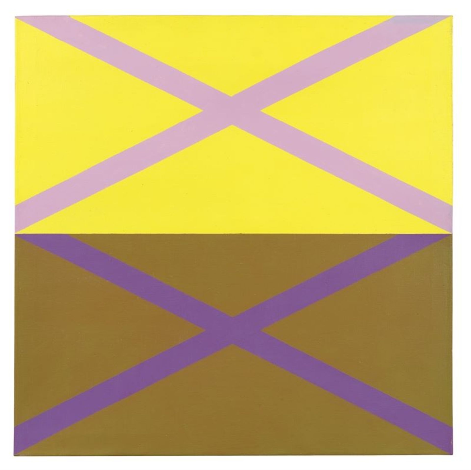 Winfred Gaul (1928 – Düsseldorf – 2003)Ohne Titel. 1967Acryl auf Leinwand. 90 × 89 cm ( 35 ⅜ × 35