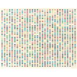Gerhard Richter (Dresden 1932 – lebt in Köln)„1260 Farben“. 1974Farboffset auf Karton. 59,4 × 77