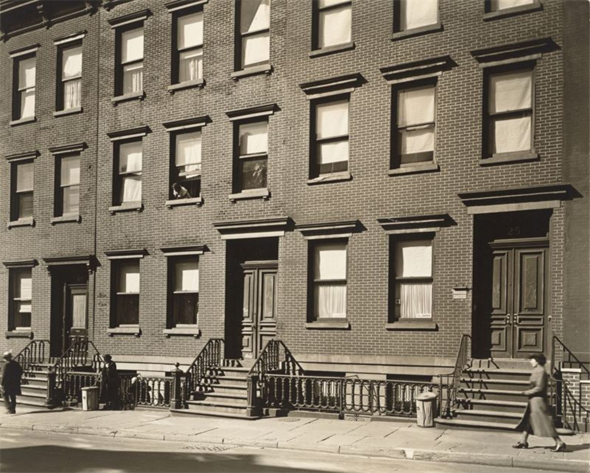 Berenice Abbott (Springfield, Ohio 1898 – 1991 Monson, Maine)Oliver St #25–29, Manhattan, New