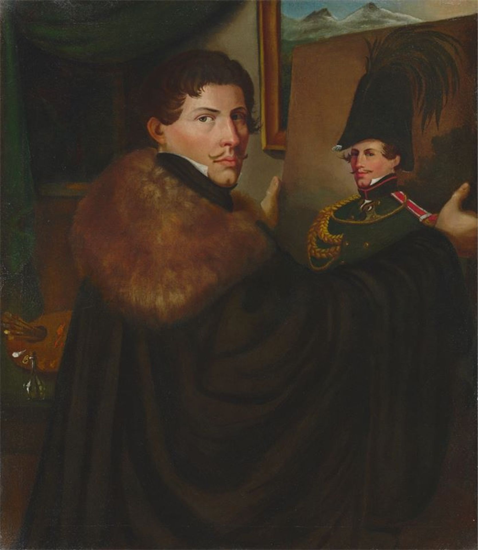 Carl Wilhelm von Heideck (Saaralben/Lothringen 1788 – 1861 München)Selbstbildnis. Um 1820Öl auf