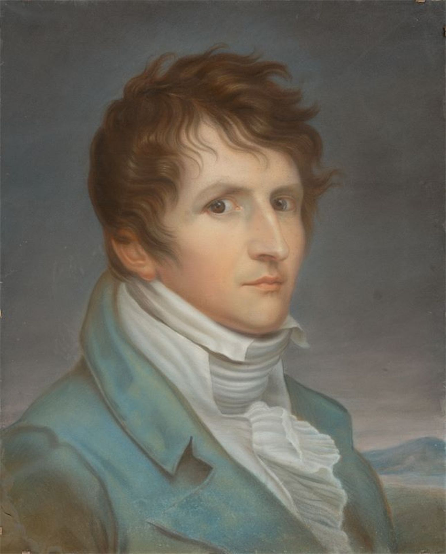 Gerhard von Kügelgen (Bacharach 1772 – 1820 Loschwitz b. Dresden)„Selbstbildnis im grünen Frack“.