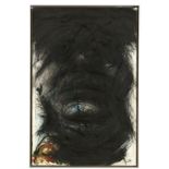 Arnulf Rainer (Baden bei Wien 1929 – lebt in Wien und Vornbach/Inn)„KARL KRAUS“. 1984Öl und Ölkreide