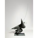 Bernhard Heiliger (Stettin 1915 – 1995 Berlin)„Kleiner Phönix III“. 1962Bronze mit grünlicher