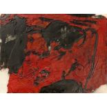 Emil Schumacher (Hagen 1912 – 1999 San José/Ibiza)„Augila“. 1963Öl auf Leinwand. 60 × 80 cm ( 23 ⅝ ×
