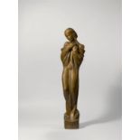 Georg Kolbe (Waldheim, Saxony 1877 – 1947 Berlin)“Adagio“. 1923Bronze with golden brown patina. 81 ×