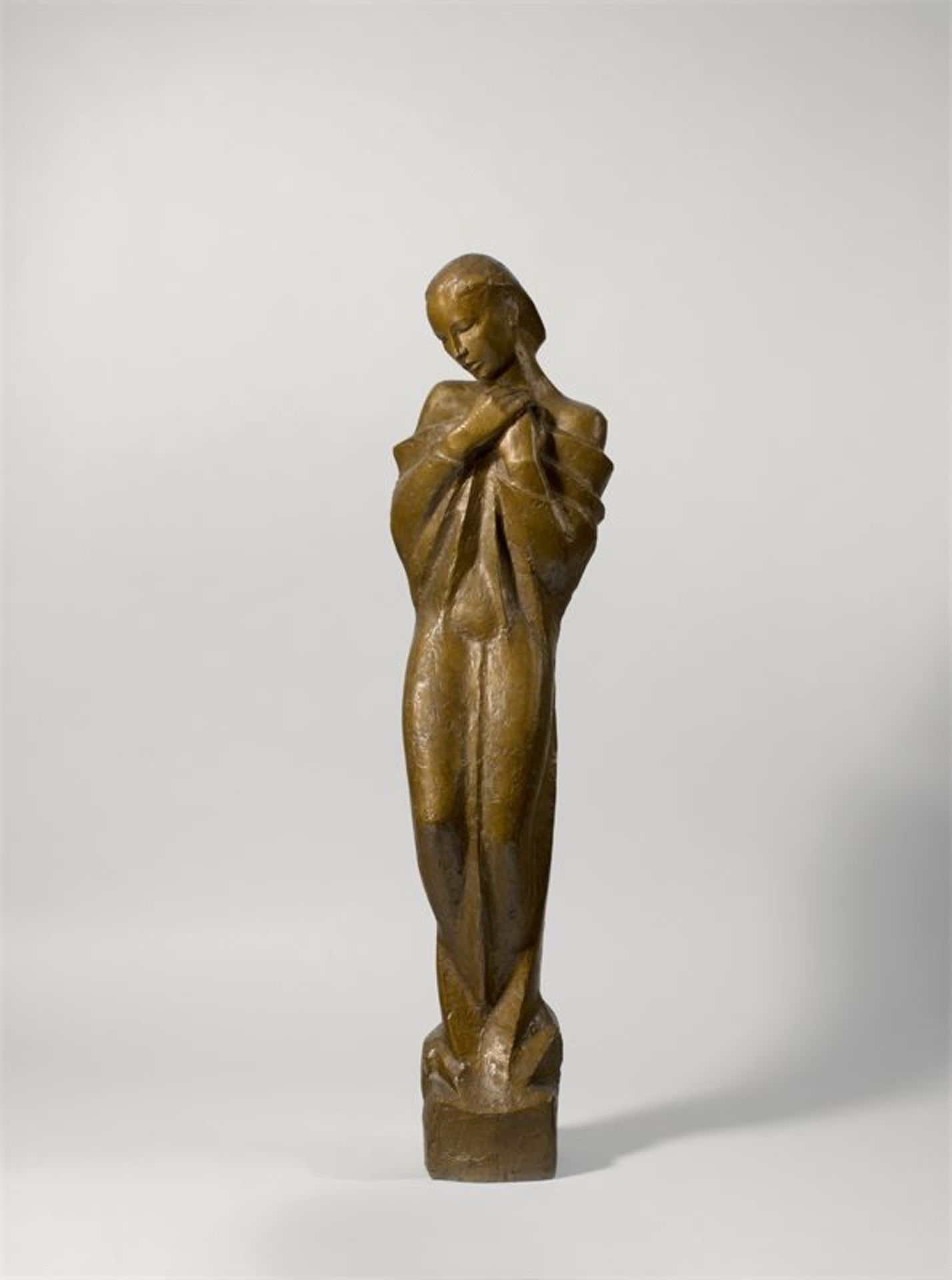 Georg Kolbe (Waldheim, Saxony 1877 – 1947 Berlin)“Adagio“. 1923Bronze with golden brown patina. 81 ×