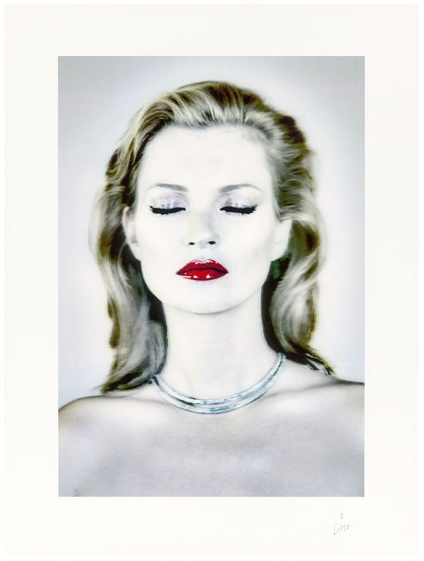 Chris Levine (Ontario 1960 – lebt in London)„She’s Light (Pure)“ – Kate Moss. 2014Archival Inkjet-