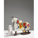 Niki de Saint Phalle (Neuilly-sur-Seine 1930 – 2002 San Diego)Vache Vase. 1992Kunstharz, farbig
