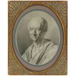Jean-Jacques-François Le Barbier l‘ Aîné (Rouen 1738 – 1826 Paris)Porträt Voltaires – nach der Büste