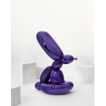 Jeff Koons (York, Pennsylvania 1955 – lebt in New York)„Balloon Rabbit (Violet)“. 2019Porzellan,