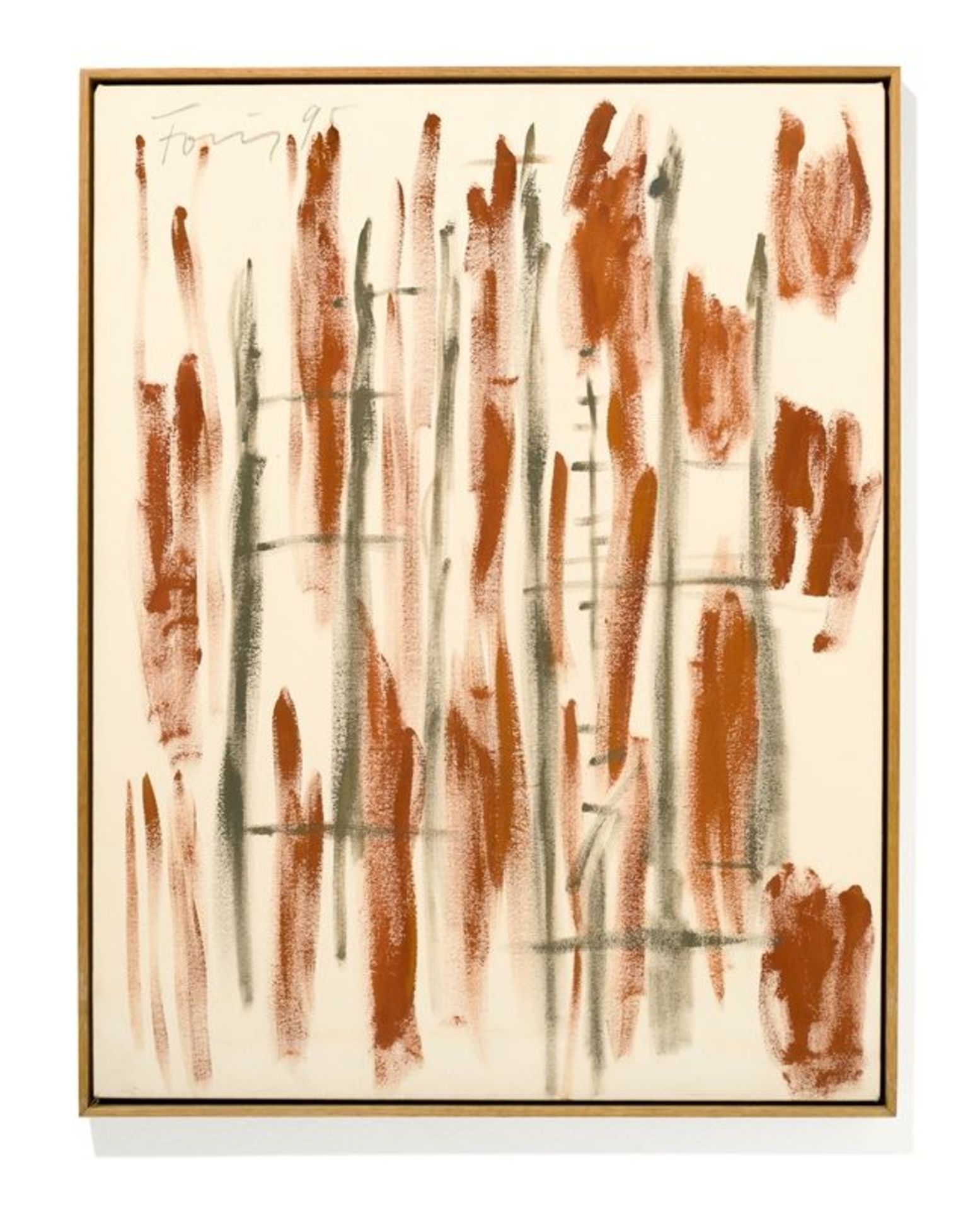 Günther Förg (Füssen 1952 – 2013 Freiburg)Ohne Titel. 1995Acryl auf Leinwand. 91 × 71 cm ( 35 ⅞ × 28