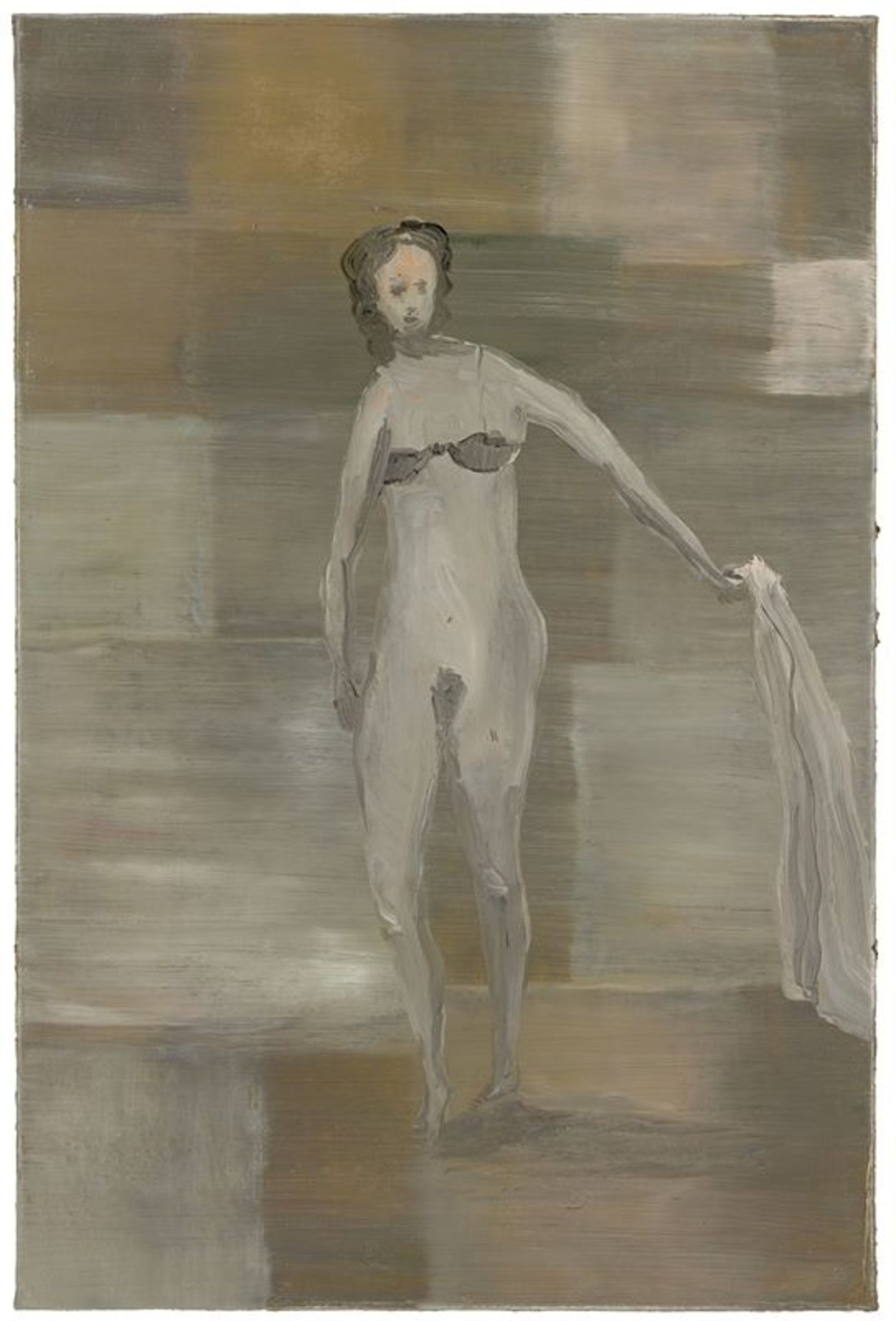 Norbert Schwontkowski (1949 – Bremen – 2013)Ella. 2006Oil on canvas. 90 × 60 cm ( 35 ⅜ × 23 ⅝