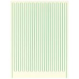 Terry Haggerty (London 1970 – lebt in Berlin)“Vertical Radiator”. 2006Acryl auf Hartfaser. 61,5 ×