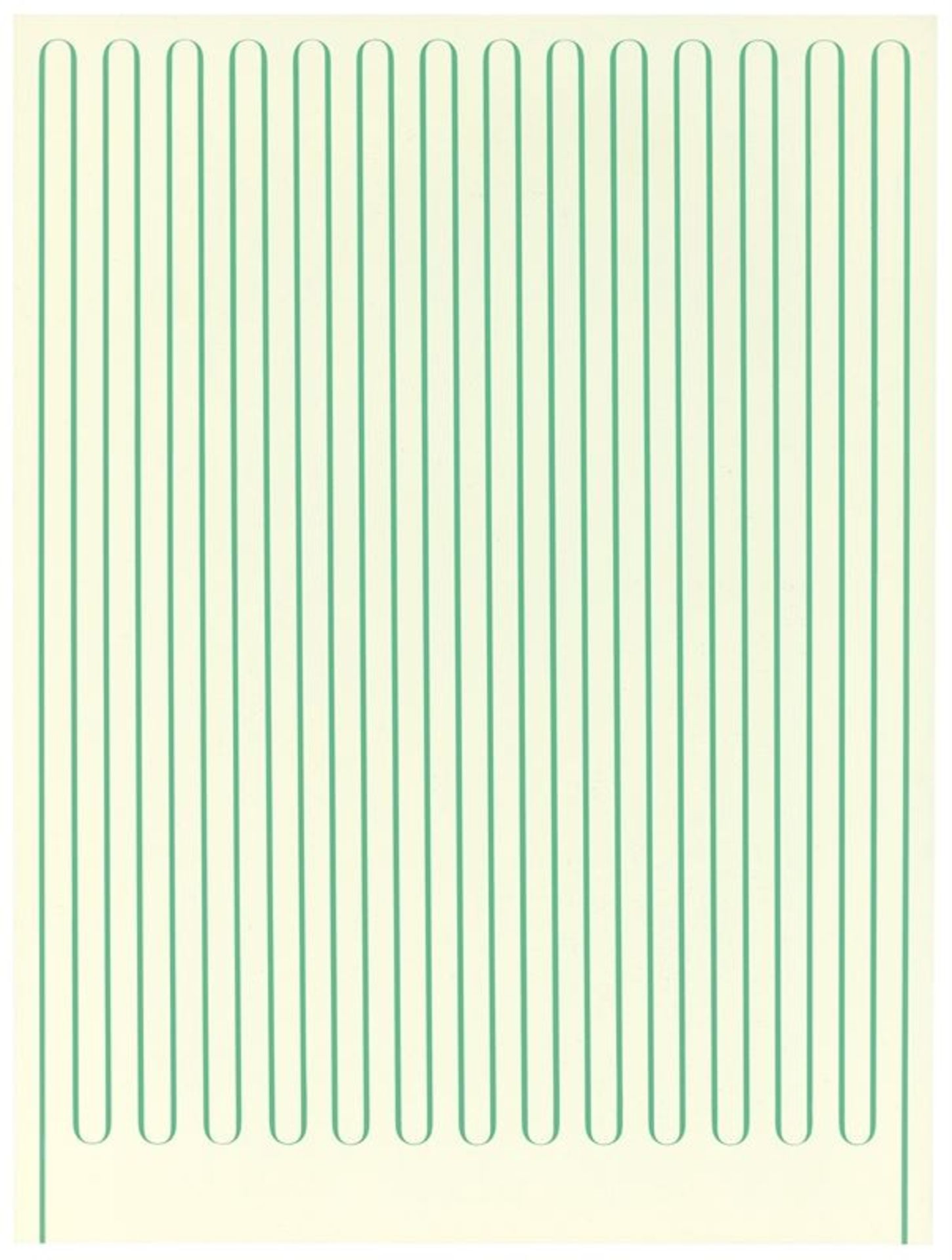 Terry Haggerty (London 1970 – lebt in Berlin)“Vertical Radiator”. 2006Acryl auf Hartfaser. 61,5 ×