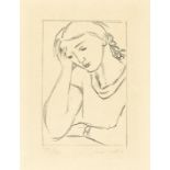 Henri Matisse (Le Cateau-Cambrésis 1869 – 1954 Nizza)„Lassitude“. 1925Lithografie auf Japan. 19 × 13