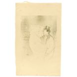 Henri de Toulouse-Lautrec (Albi 1864 – 1901 Malromé)„Ida Heath au bar“. 1894Lithografie in