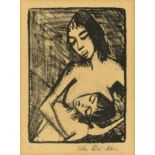 Otto Mueller (Liebau/Schlesien 1874 – 1930 Breslau)„Mutter und Kind 2 (kleine Fassung)“.