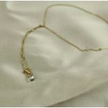 An 18ct Gold Diamond Single-stone Pendant