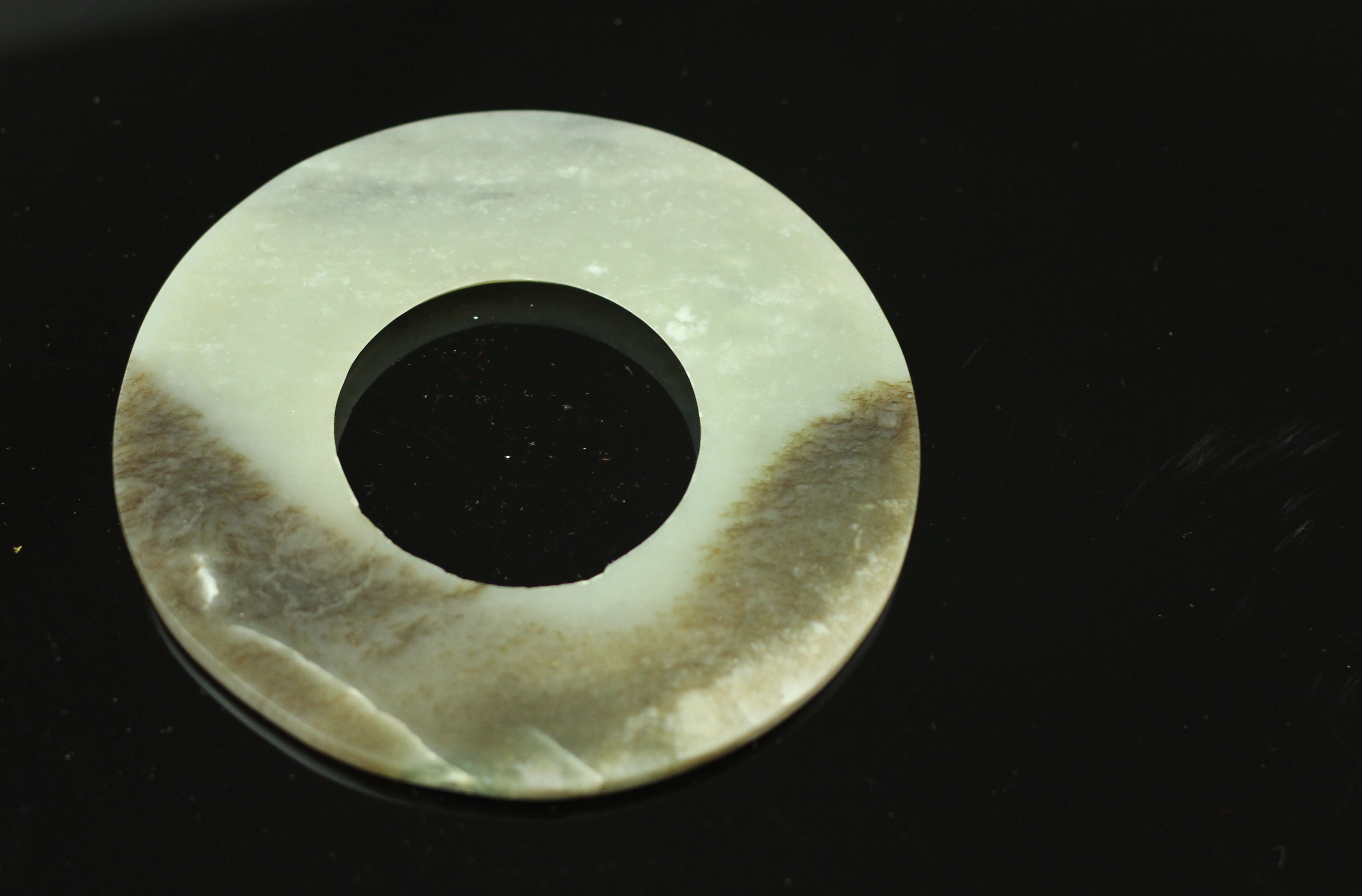 An Large and Impressive Chinese Bi Jade Disc - Image 2 of 2