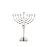 HANUKKAH MENORAH IN ARGENTO, GERMANIA, XX SECOLO