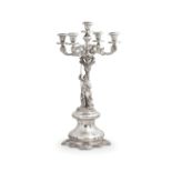 COPPIA DI CANDELABRI IN ARGENTO, VIENNA, FINE DEL XIX SECOLO