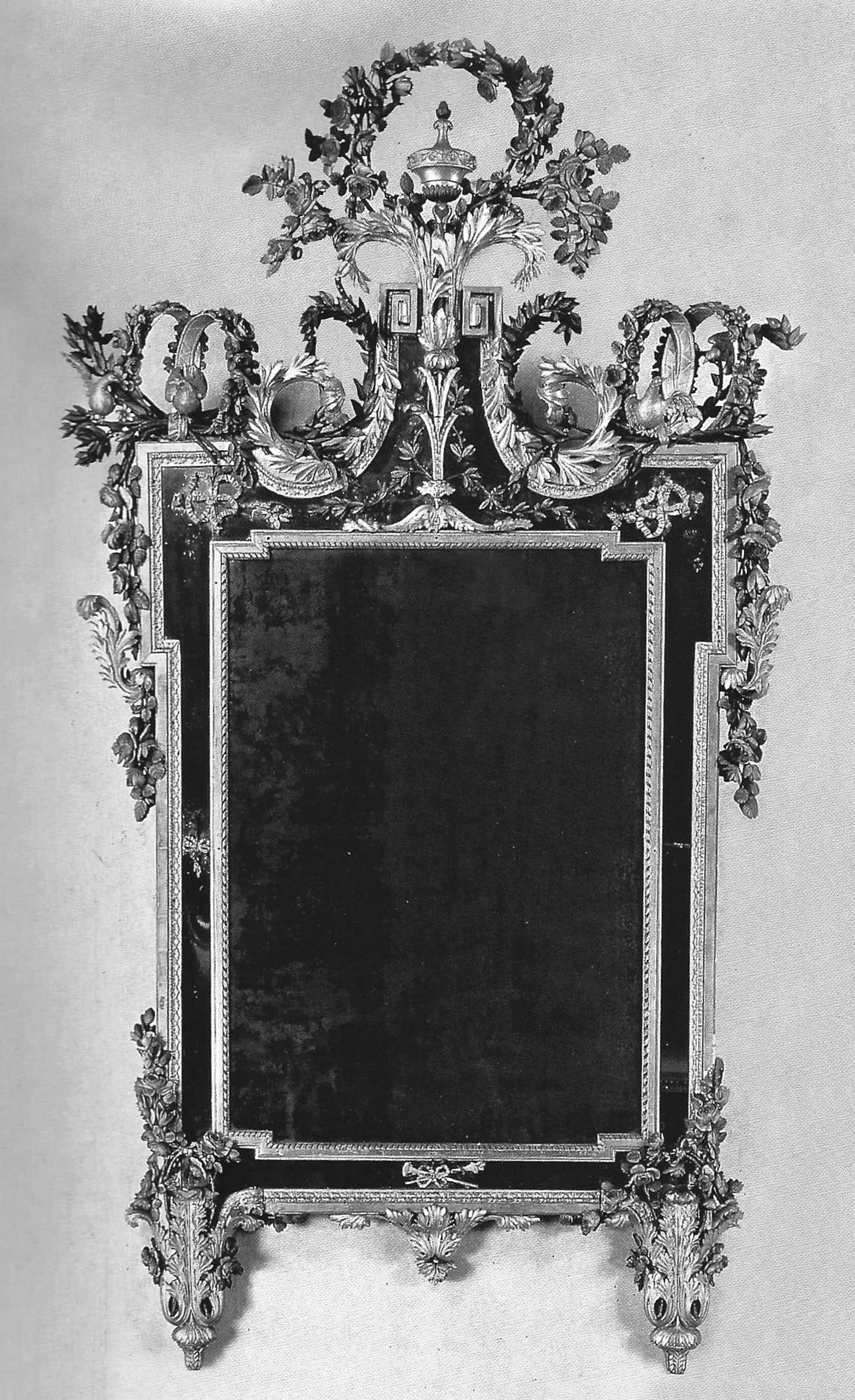 CAMINIERA IN LEGNO INTAGLIATO, LACCATO E DORATO, - Image 4 of 5