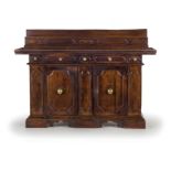 GRANDE CREDENZA IN LEGNO DI NOCE