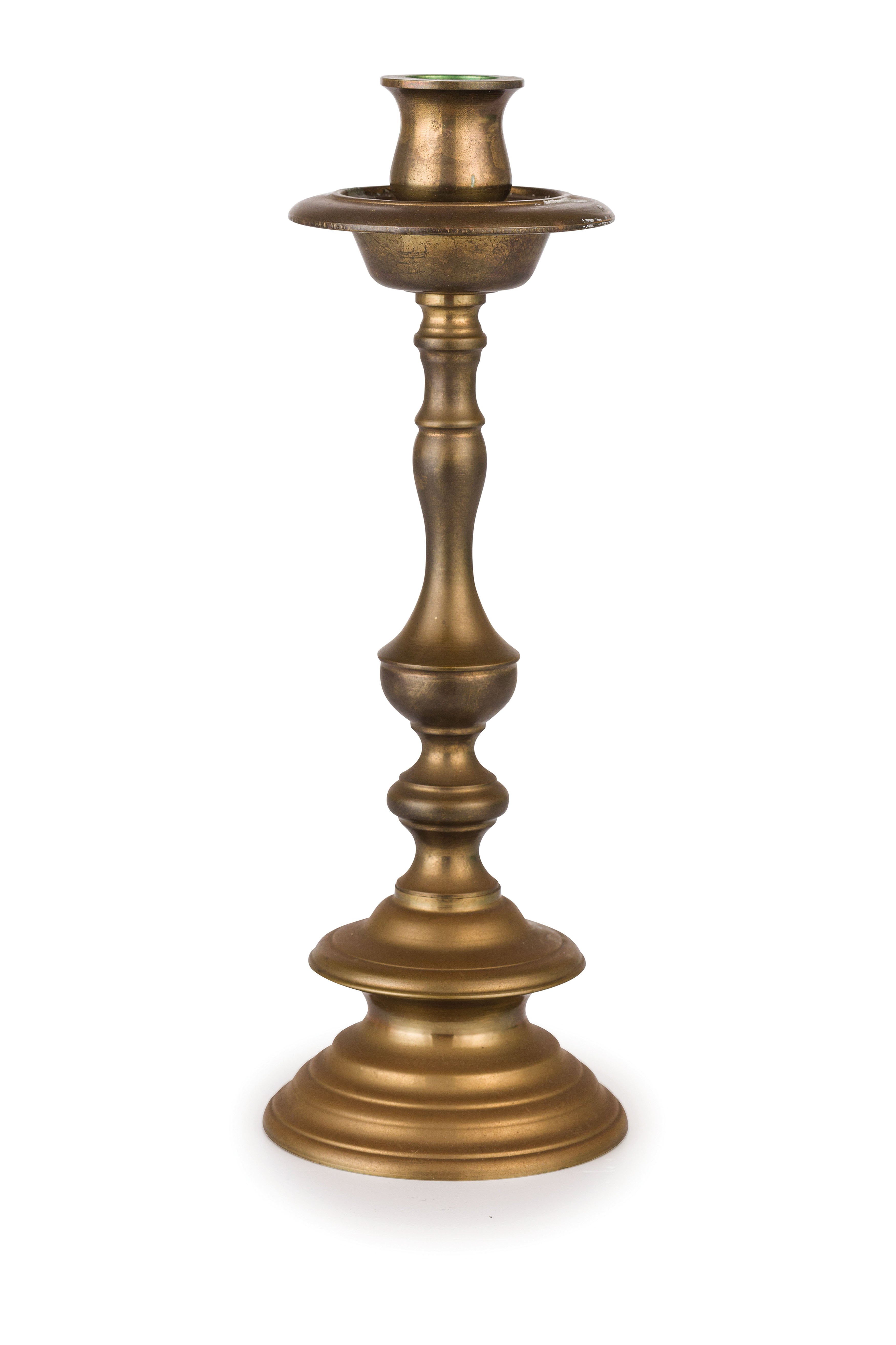 CANDELABRO IN BRONZO DORATO, XIX SECOLO