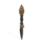 A BRONZE RITUAL DAGGER PHURBA, TIBET, 18TH 19TH CENTURY