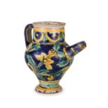 CHEVRETTE IN MAIOLICA POLICROMA,